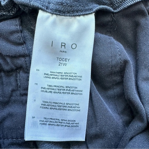 IRO women jeans shorts size 36 EU or 6 US - Picture 6 of 6